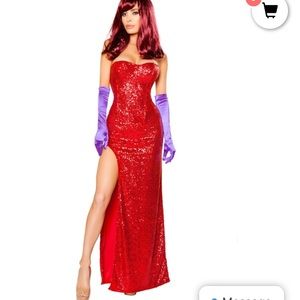 Jessica Rabbit costume.